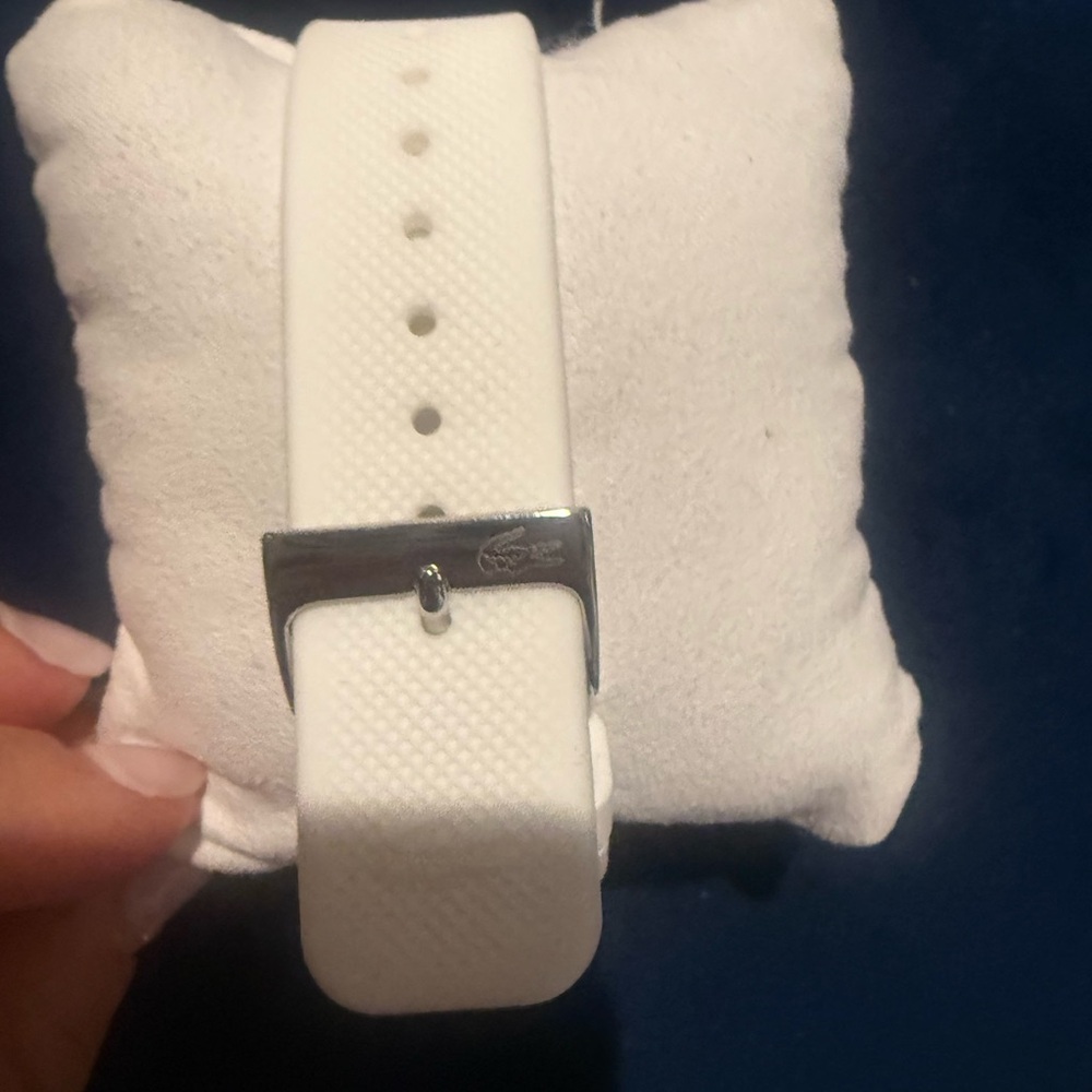 Lacoste White and Green Crocodile Watch - Picture 2 of 3